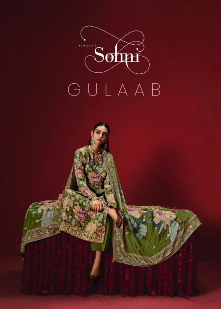Gulaab By Kimora Sohni Kanjivaram Printed Salwar Suits
